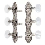 Máquinas de guitarra Schaller 3-On-Plate, níquel, 3L/3R