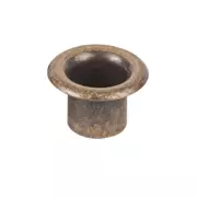 Casquillo para clavijero de Vintage Grommet, grande - Latón relic