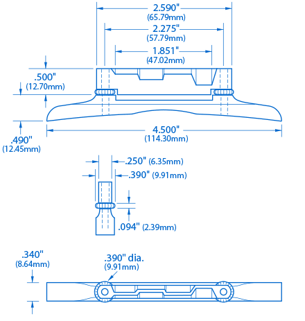 Puente de Mandolin de estilo vintage Randy Wood