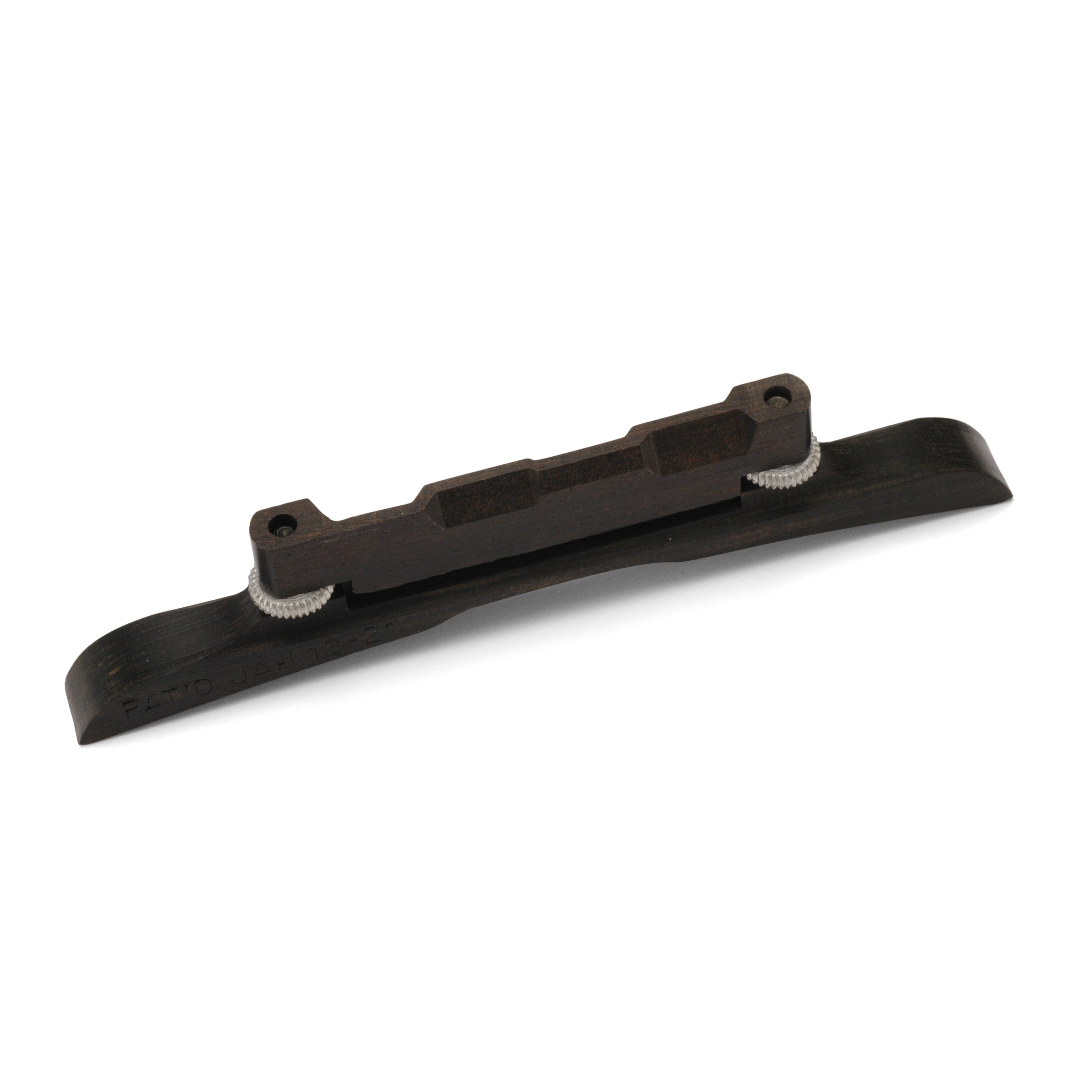 Randy Wood Vintage-style Mandolin Bridge, With silver thumbscrews