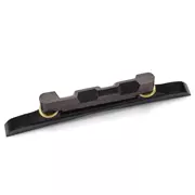 Puente de mandolina con arco ajustable, con postes dorados y ruedecillas