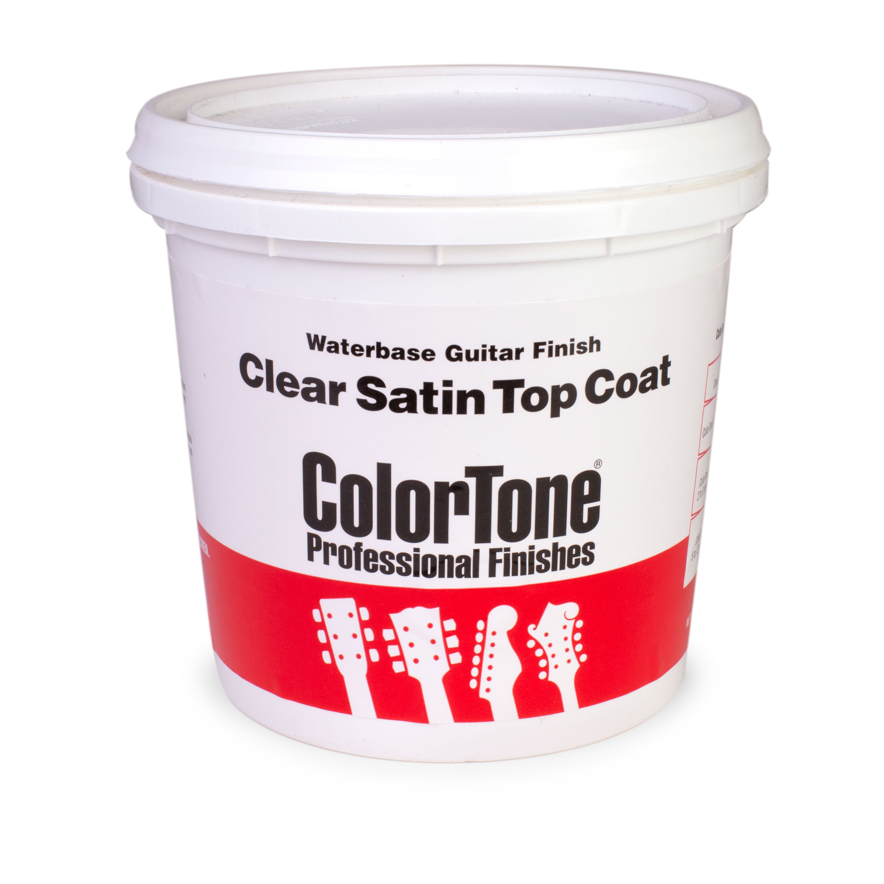 ColorTone Waterbase Guitar Finish, Satin Top Coat, 32-oz. container