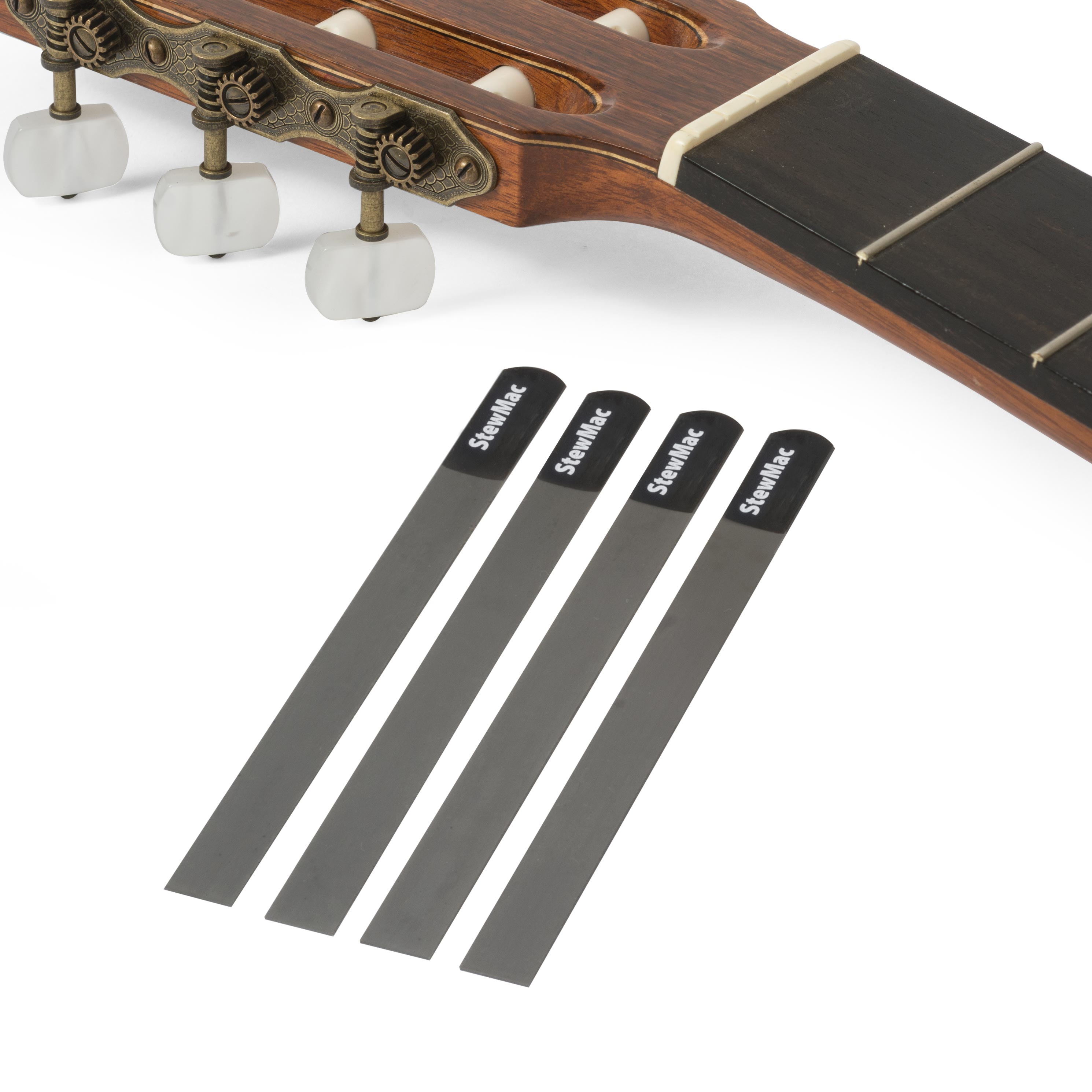 Limas calibradas para ranuras de cejuela, juego para guitarra clásica