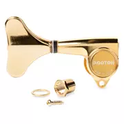 Individual Gotoh Compact bajo clavijero, dorado, un solo clavijero derecho