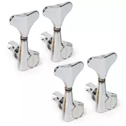 Juego de 2L+2R clavijero bajo compacto Gotoh, cromo, 2L/2R