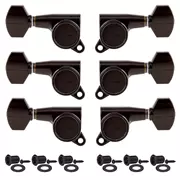 Máquinas de sintonización Gotoh 3+3 de perilla estilo Schaller grande, negro