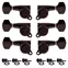 Máquinas de sintonización Gotoh Large estilo Schaller Knob 3+3 , negro Máquinas de sintonización Gotoh Large estilo Schaller Knob 3+3 , negro