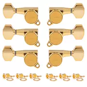 Máquinas de sintonización Gotoh 3+3 de perilla estilo Schaller grande, doradas