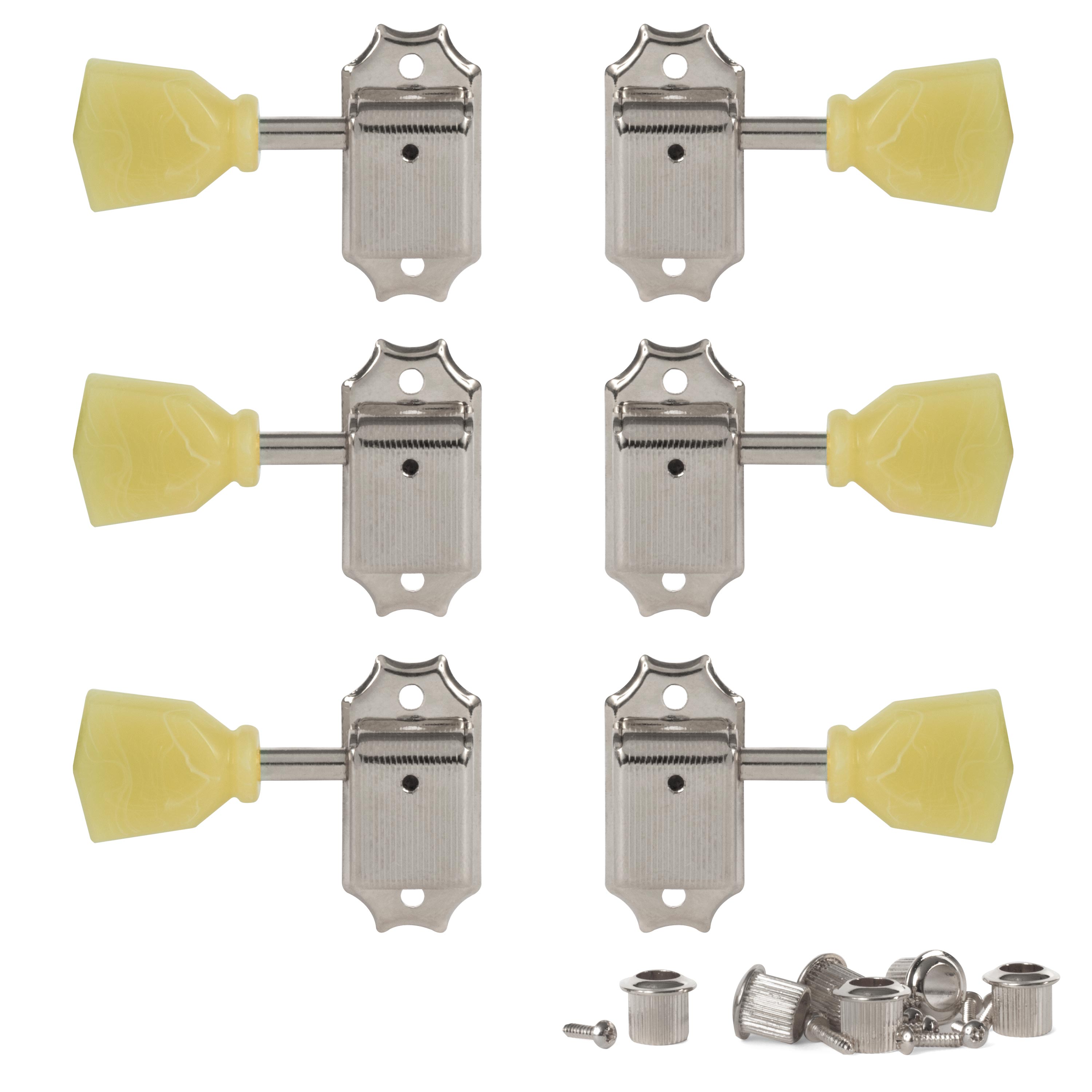 Clavijas de afinación Golden Age estilo vintage Keystone, 3+3