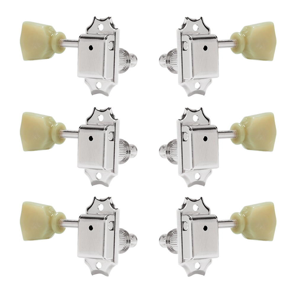 Gotoh Vintage Keystone-style 3+3 Tuning Machines, Nickel