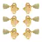 Máquinas de sintonización 3+3 estilo Keystone vintage Gotoh, doradas Máquinas de sintonización 3+3 estilo Keystone vintage Gotoh, doradas