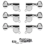 perilla 3+3 clavijeros ovalados Golden Age, cromo