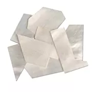 Blancos con incrustación de perlas - Paquete de 1oz , nácar blanco