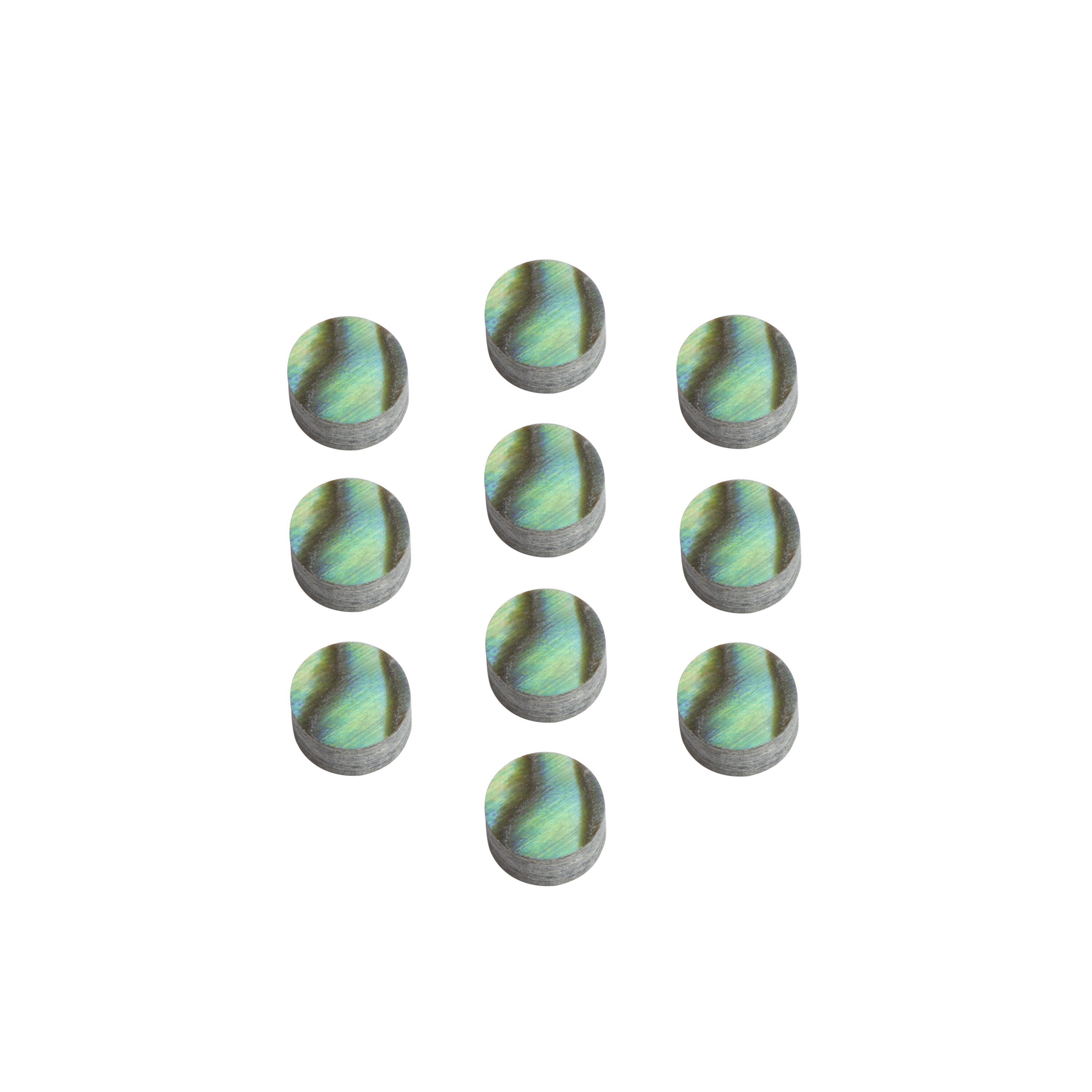 Pearl Fretboard Side Dots, Abalone, package of 10