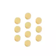 Dots laterales de diapasón perlado, perla dorada, paquete de 10