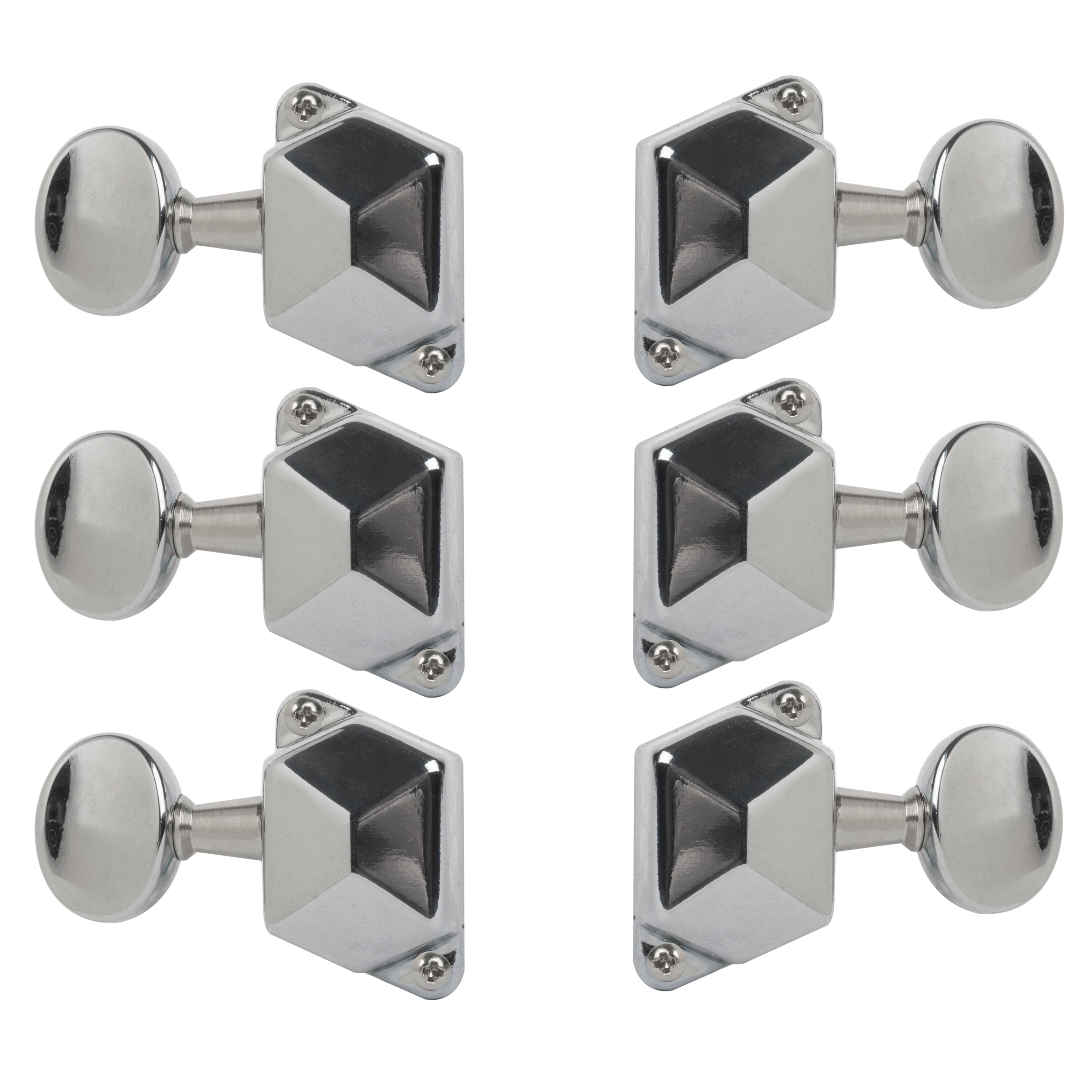 Clavijas de afinación Economy de engranaje cubierto, 3+3
