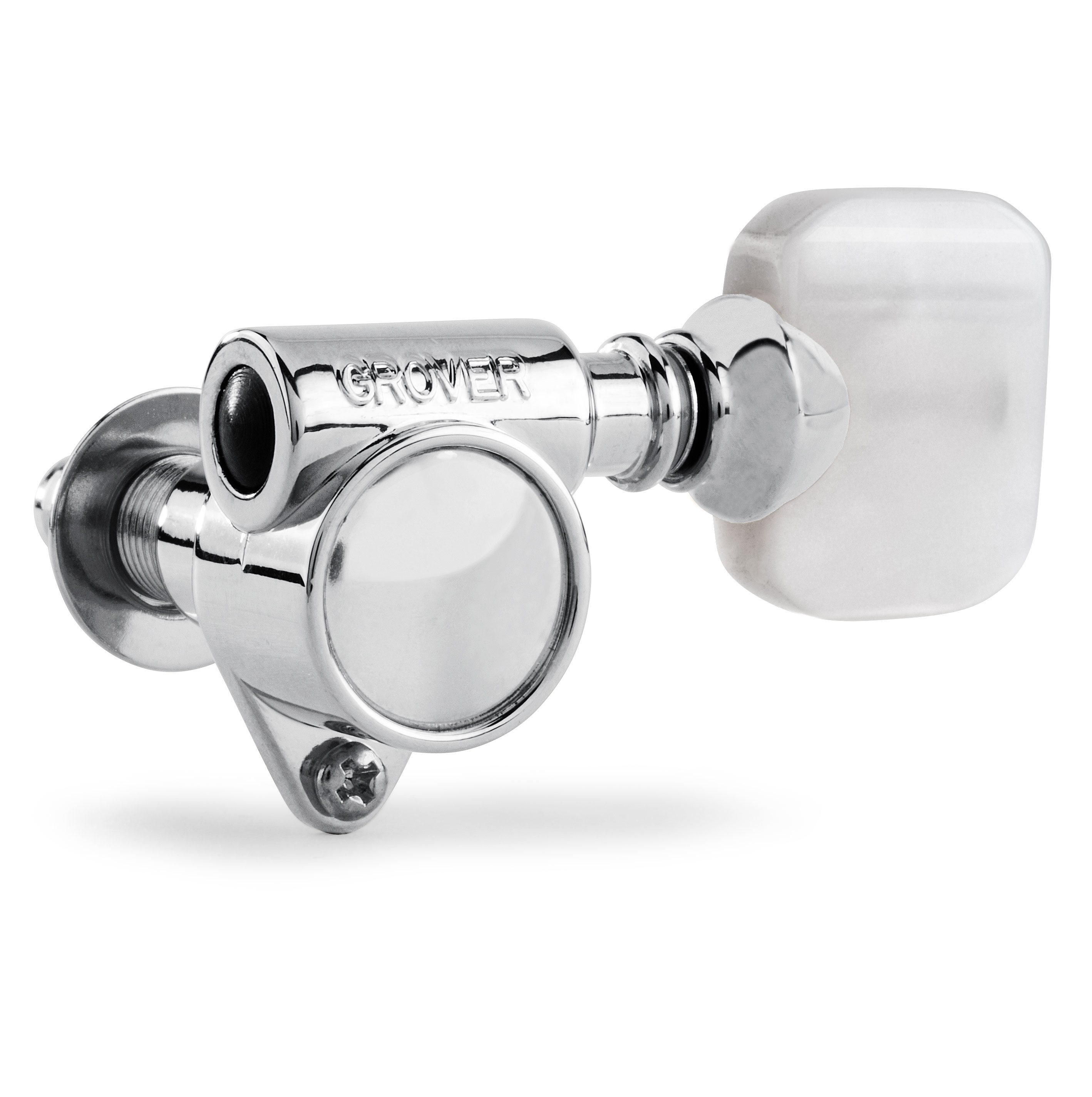 Grover "Milk Bottle" Rotomatic (serie 103 ) 3+3 clavijeros con perillas Pearloid Grover "Milk Bottle" Rotomatic (serie 103 ) 3+3 clavijeros con perillas Pearloid