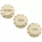 Perillas para Stratocaster de Fender Road Worn, Blanco añejado, Juego de 3 Perillas para Stratocaster de Fender Road Worn, Blanco añejado, Juego de 3