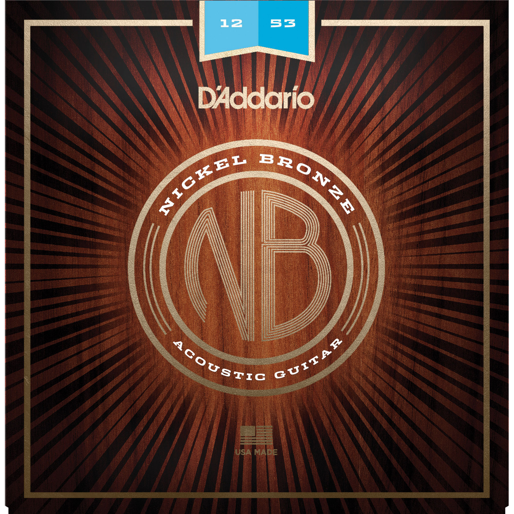 Cuerdas de guitarra acústica D'Addario Nickel Bronze Cuerdas de guitarra acústica D'Addario Nickel Bronze