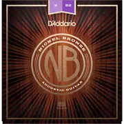 Cuerdas de guitarra acústica D'Addario Nickel Bronze, luz personalizada (NB1152)