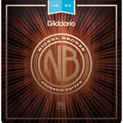 Cuerdas de guitarra acústica D'Addario Nickel Bronze, Light (NB1253)