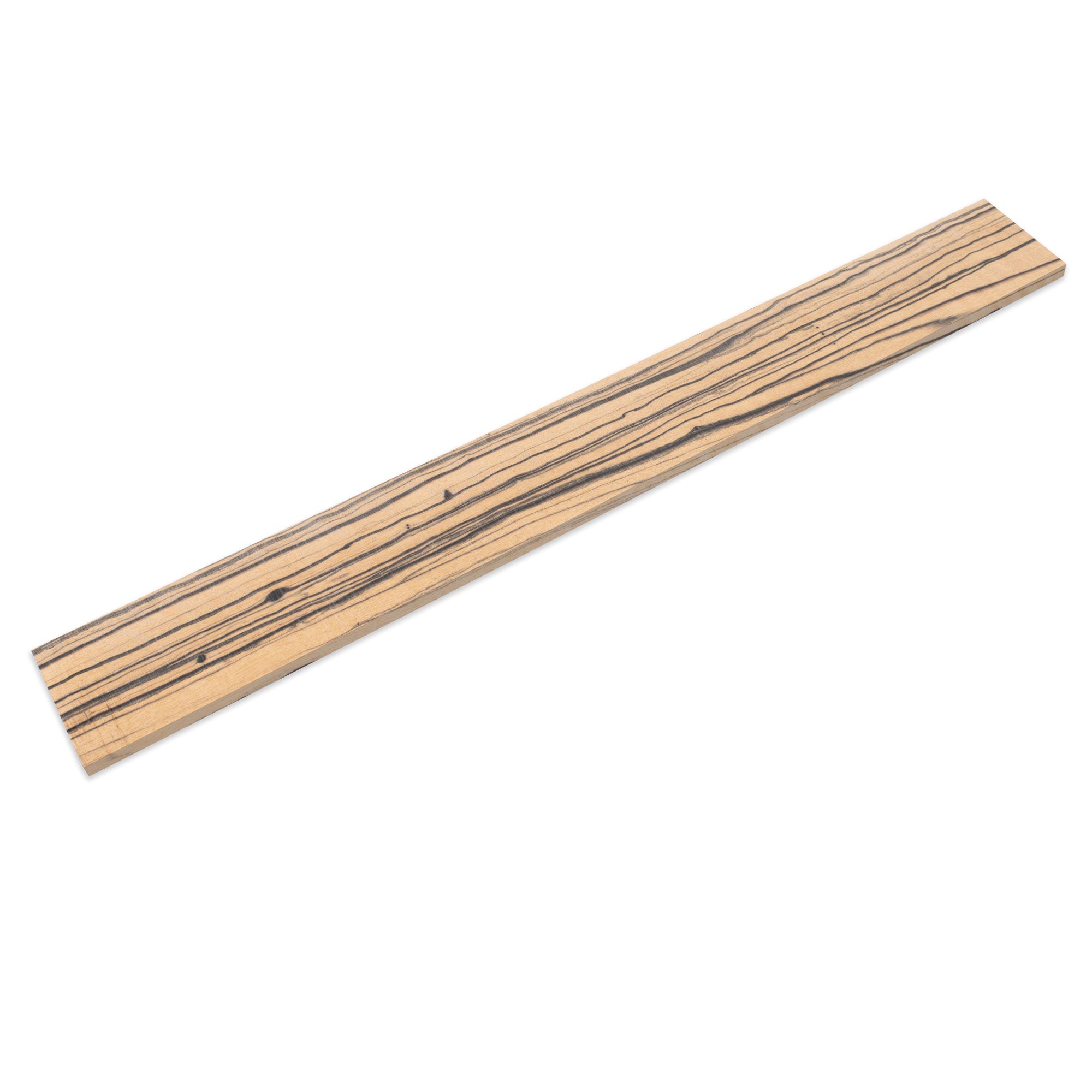 Unslotted Fingerboard for Guitar, Pale Moon Ebony, A Grade