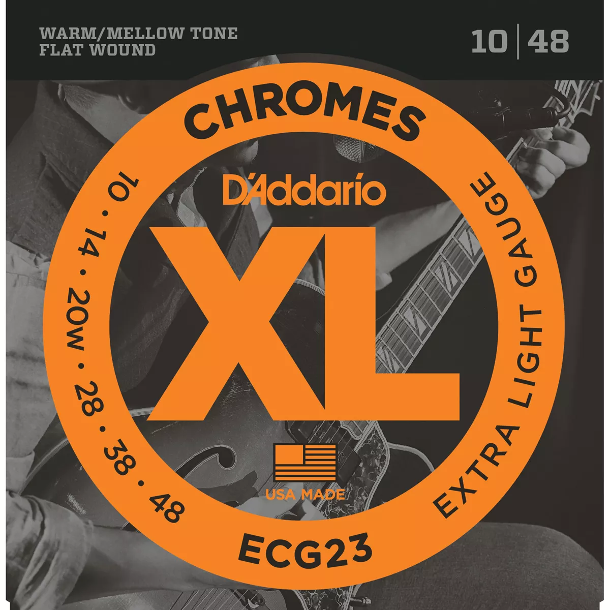 Cuerdas de guitarra eléctricas para heridas planas D'Addario Chromes Cuerdas de guitarra eléctricas para heridas planas D'Addario Chromes