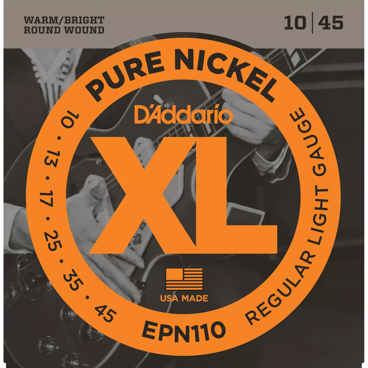 Cuerdas de guitarra eléctricas D'Addario XL de níquel puro Cuerdas de guitarra eléctricas D'Addario XL de níquel puro