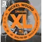 Cuerdas para guitarra eléctrica D'Addario XL Nickel Wound, paquete de 3, luz regular (EXL110 a 3D) Cuerdas para guitarra eléctrica D'Addario XL Nickel Wound, paquete de 3, luz regular (EXL110 a 3D)