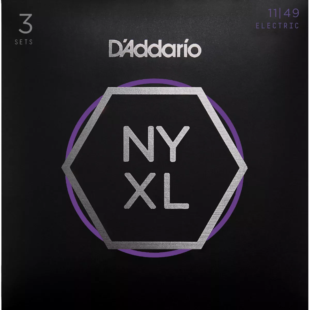 Pack de 3 cuerdas para guitarra eléctrica D'Addario NYXL Nickel Wound Pack de 3 cuerdas para guitarra eléctrica D'Addario NYXL Nickel Wound