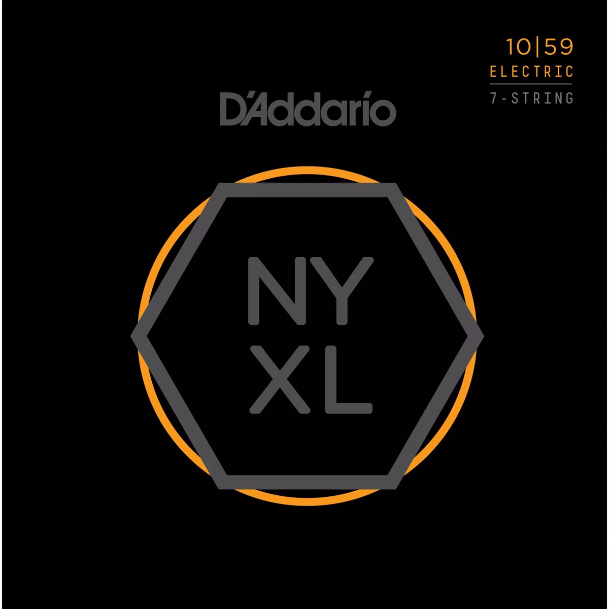 Cuerdas de guitarra eléctrica D'Addario NYXL Nickel Wound de 7 cuerdas Cuerdas de guitarra eléctrica D'Addario NYXL Nickel Wound de 7 cuerdas