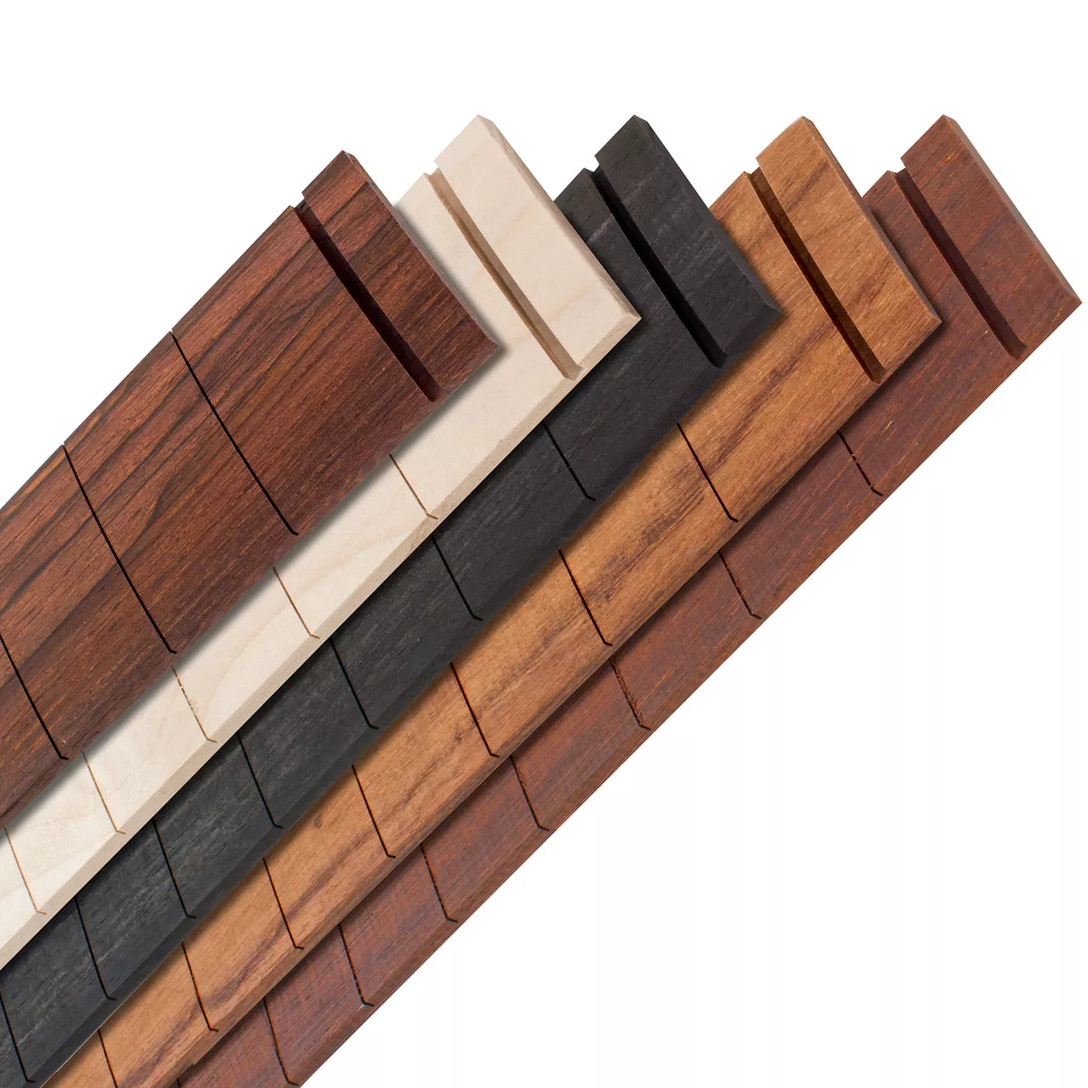 Diapasón ranurado para guitarras Fender, radio de 12" Diapasón ranurado para guitarras Fender, radio de 12"