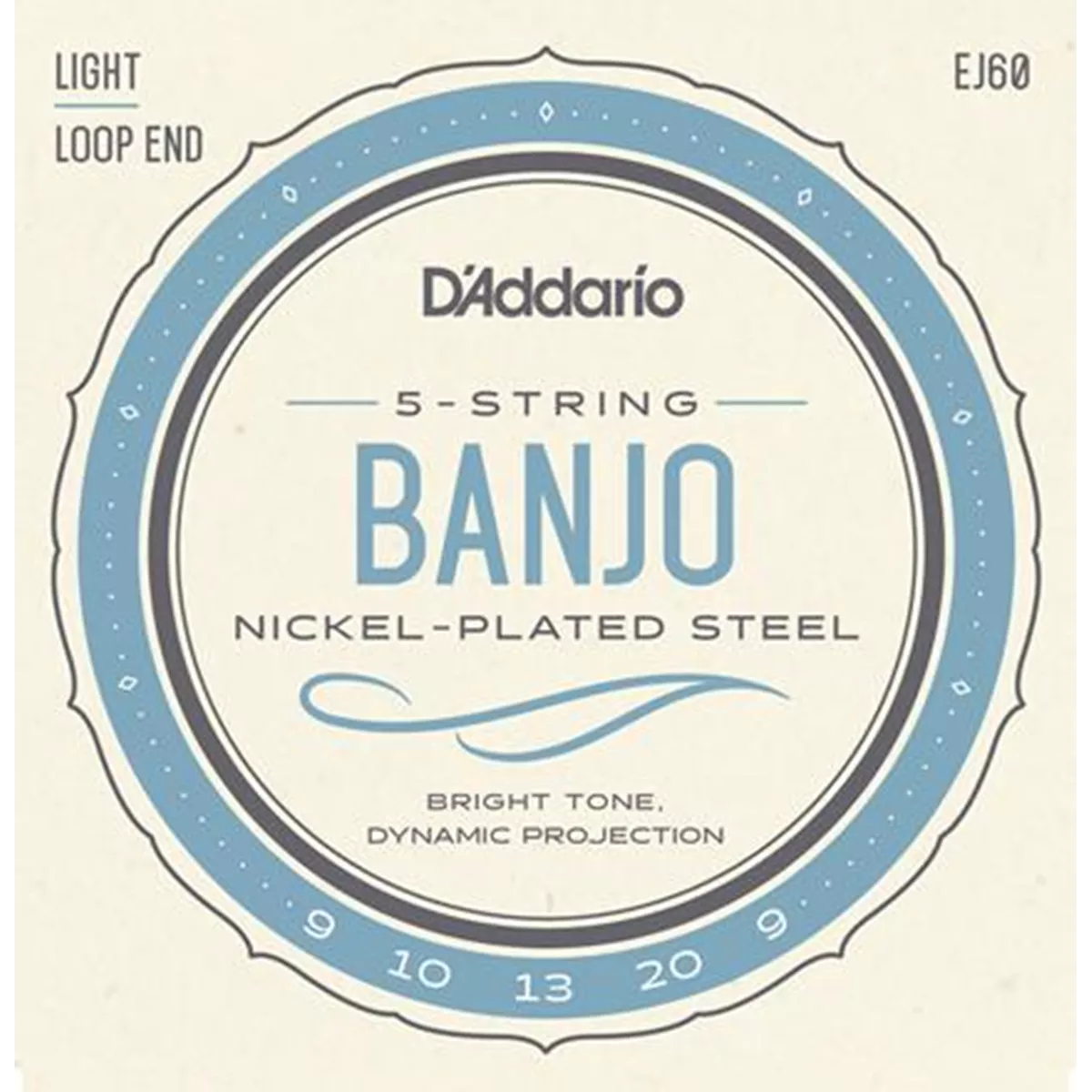 Cuerdas de banjo niquelado D'Addario Cuerdas de banjo niquelado D'Addario