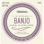 Cuerdas de banjo niquelado D'Addario, Light Plus (EJ60+)