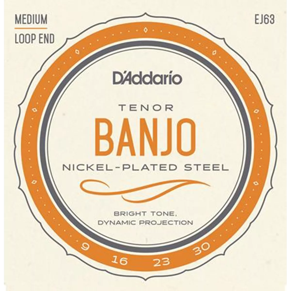 Cuerdas de banjo D'Addario de tenor niquelado Cuerdas de banjo D'Addario de tenor niquelado
