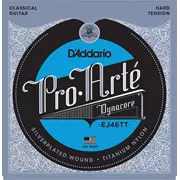 Cuerdas clásicas de guitarra D'Addario Pro Arte Dynacore Titanium Treble, tensión dura (EJ46TT)