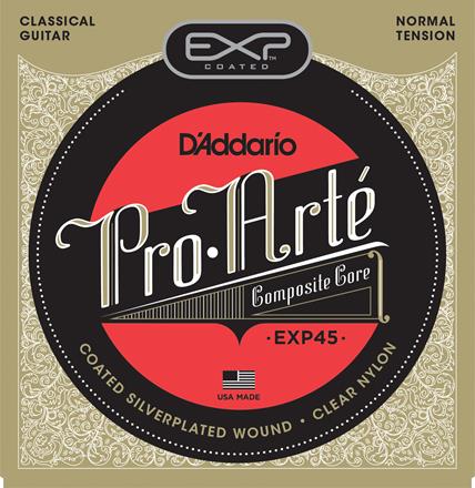 Cuerdas clásicas de guitarra D'Addario EXP Pro Arte, tensión normal (EXP45)