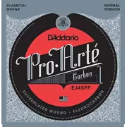 Cuerdas clásicas de guitarra de carbono D'Addario Pro Arte, tensión normal (EJ45FF)