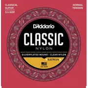 Cuerdas de guitarra clásica para estudiantes de escala fraccional D'Addario, tensión normal, escala 3/4 (EJ27N 3/4)