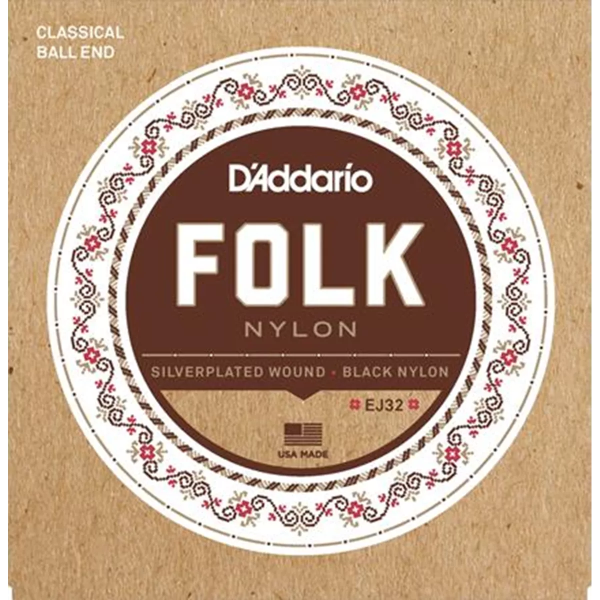 Cuerdas de guitarra acústica D'Addario Folk Cuerdas de guitarra acústica D'Addario Folk