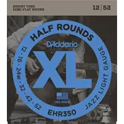 Cuerdas de guitarra eléctrica semicirculares D'Addario XL, Jazz Light (EHR350)