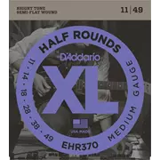 Cuerdas medias redondas para guitarra eléctrica D'Addario XL, medianas (EHR370)