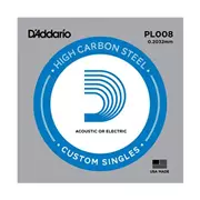 Cadenas de guitarra eléctrica simple D'Addario, 0,008
