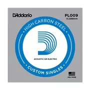 Cadenas de guitarra eléctrica simple D'Addario, 0,009