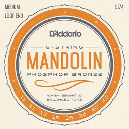 Cuerdas D'Addario Phosphor Bronze Mandolin Cuerdas D'Addario Phosphor Bronze Mandolin