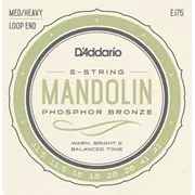 Cuerdas de mandolina D'Addario Phosphor Bronze, medianas/pesadas (EJ75)