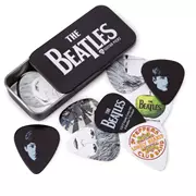 Latas D'Addario Pick con selección de Beatles surtidos, logotipo
