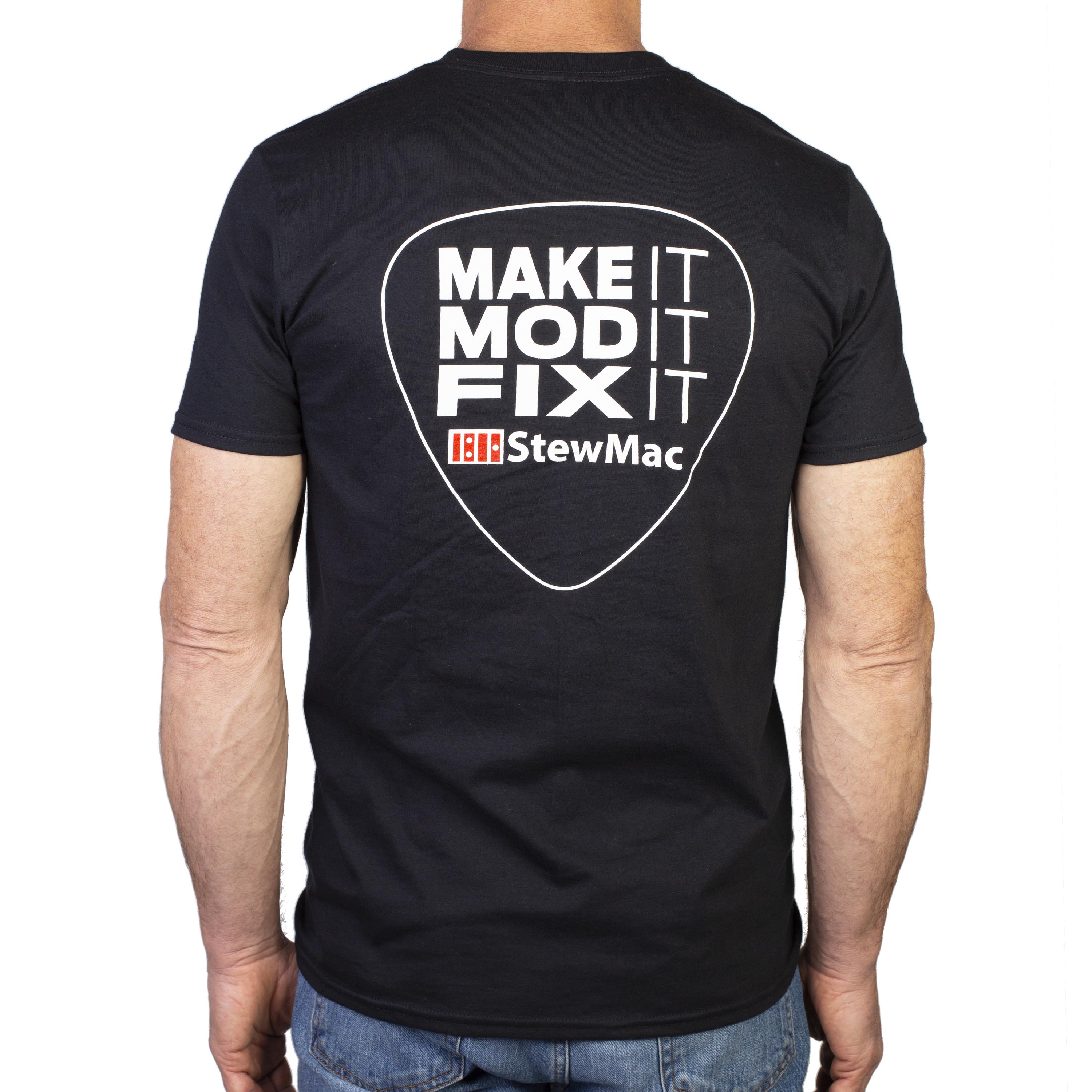 Camiseta Make It, modificación It, Fix It de StewMac Camiseta Make It, modificación It, Fix It de StewMac
