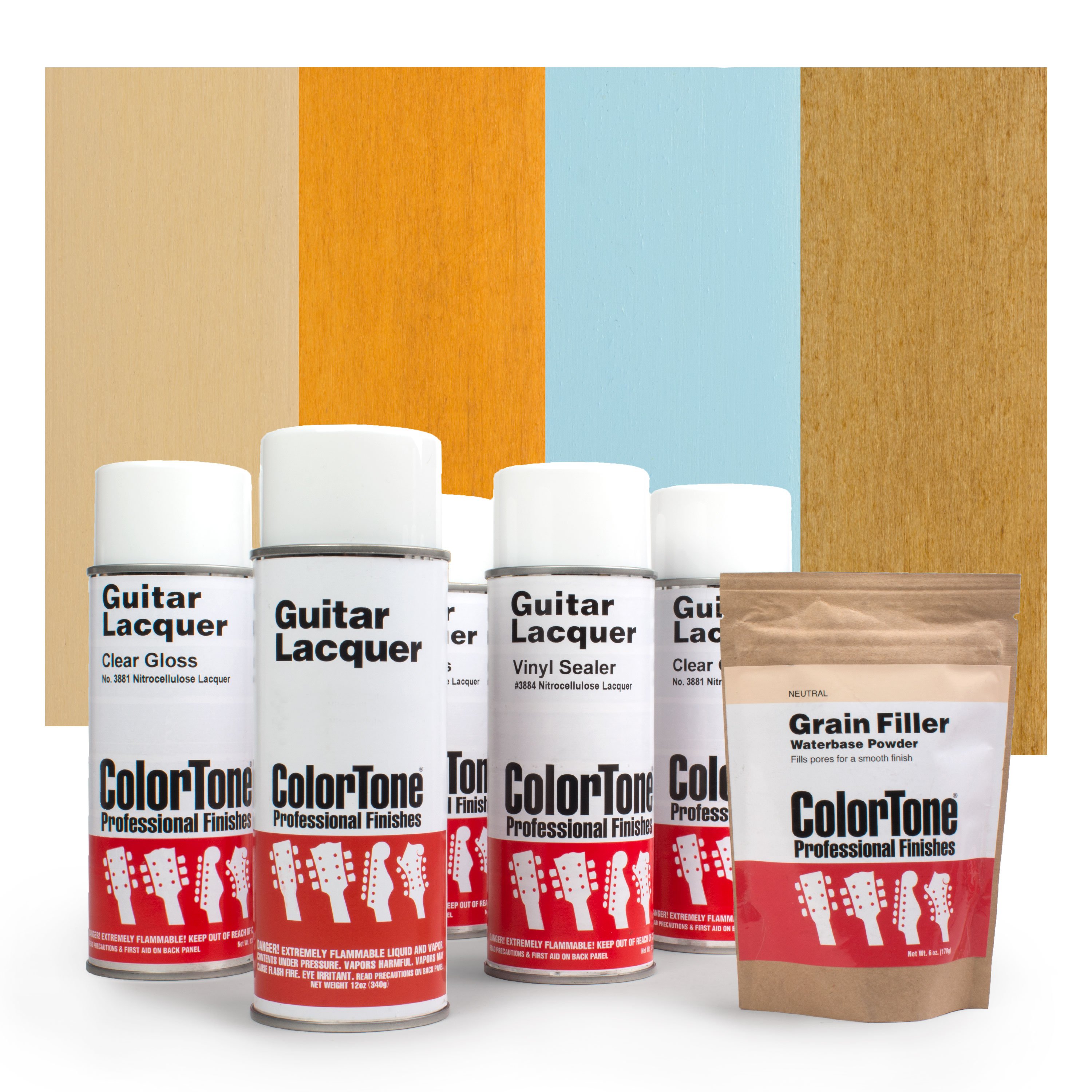 Juego de acabados en aerosol ColorTone con 50s lacas de colores clásicos Juego de acabados en aerosol ColorTone con 50s lacas de colores clásicos