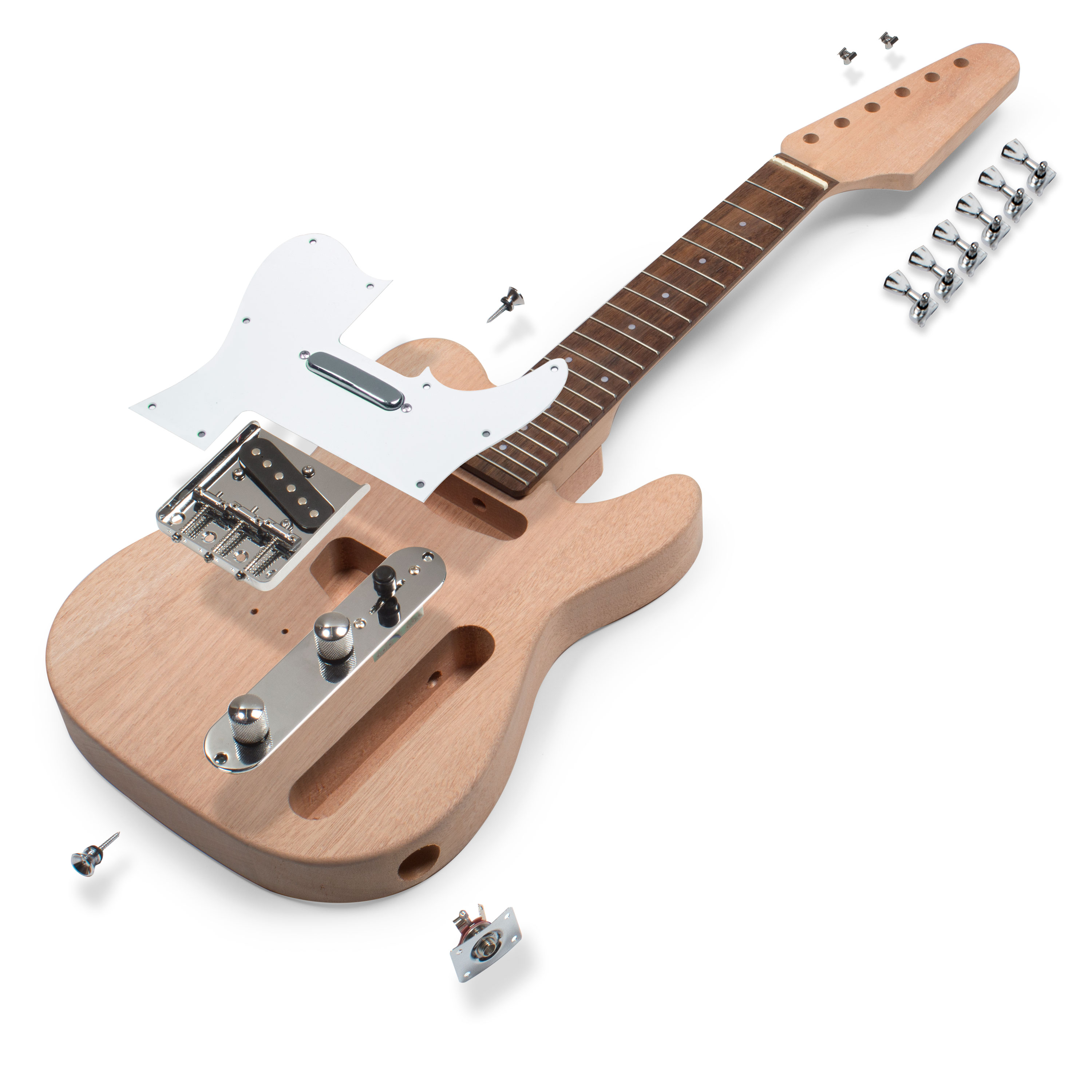 Mini kit de guitarra eléctrica estilo T, solo kit
